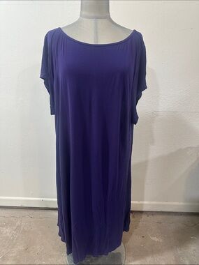Eileen Fisher Deep Purple XL Top